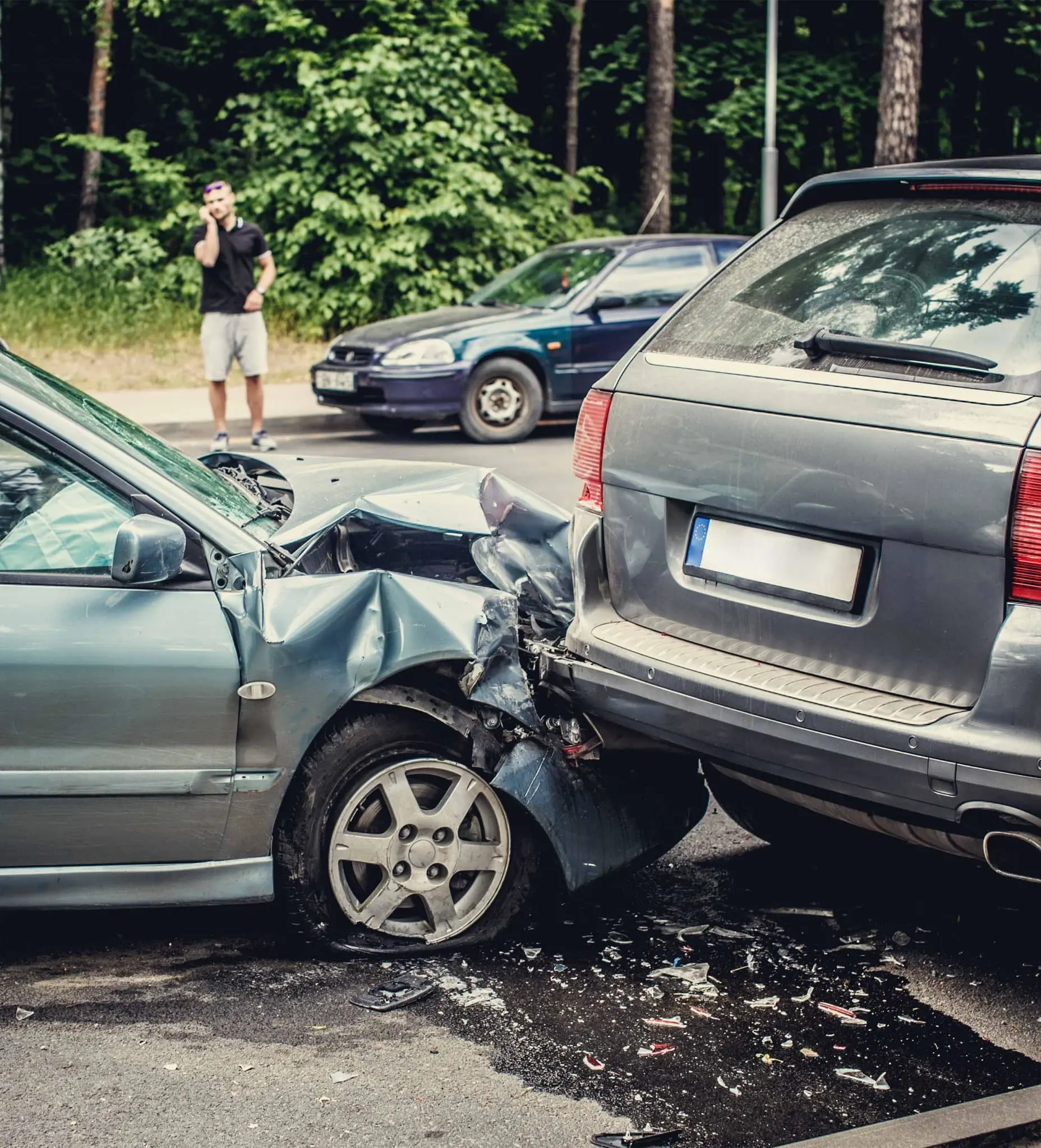 One Hospitalized after Two-Vehicle Crash on Hemingway Avenue at Bronte Lane [Stevenson Ranch, CA]