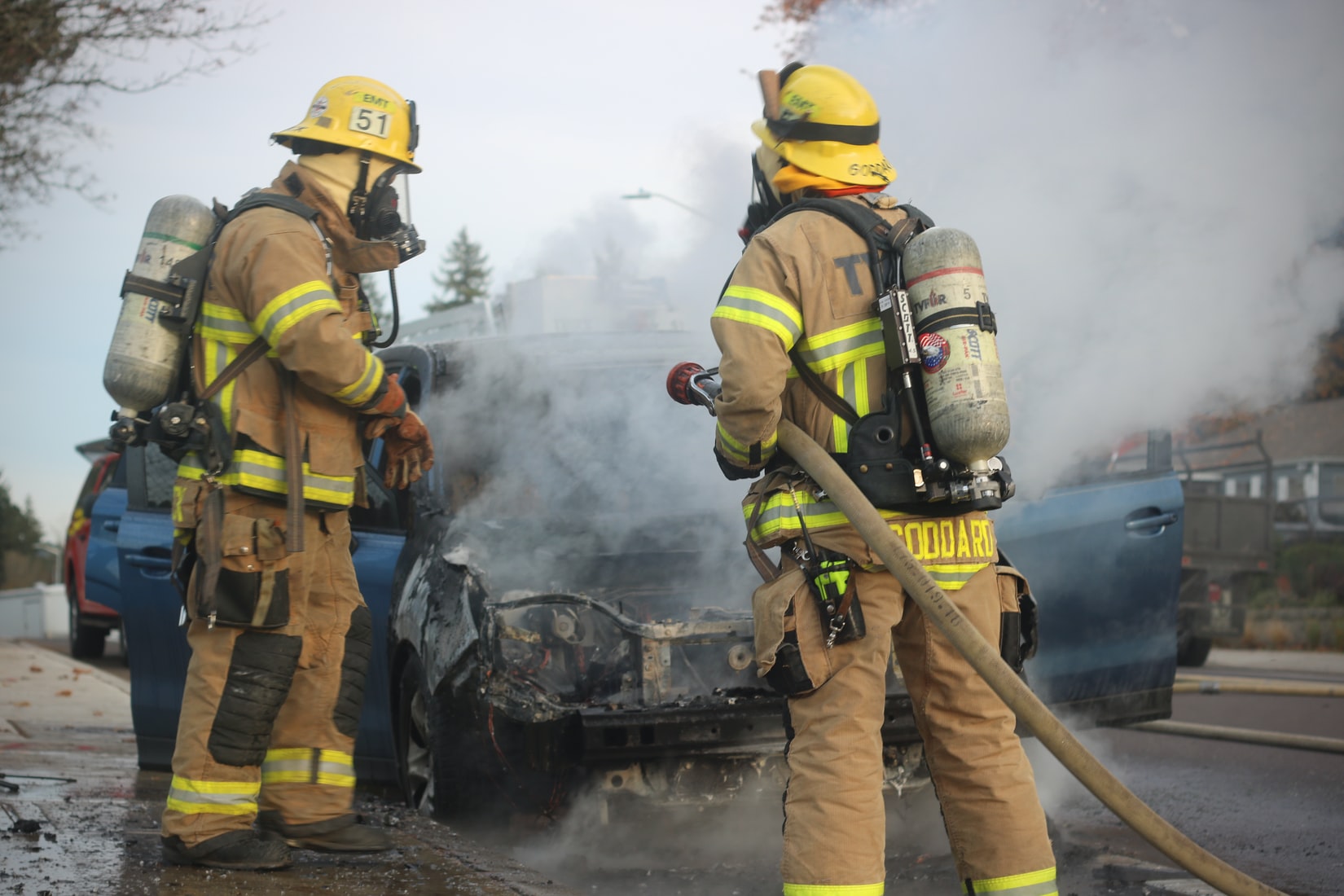 Two Injured in Fiery Crash on 15 Freeway [Phelan, CA]