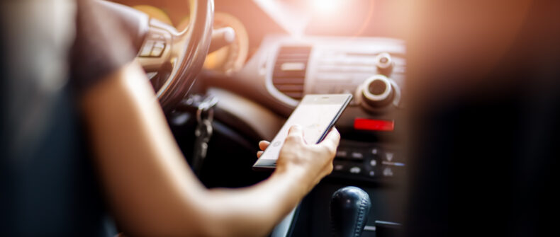 Distracted drivers - April is national distracted driving awareness month