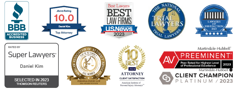 Personal Injury Lawyer in Riverside — Awards and Badges